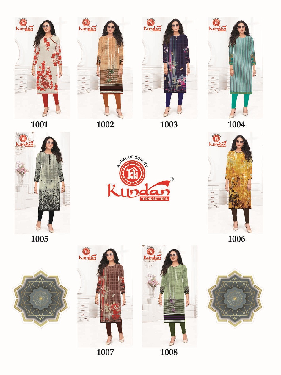 Kundan Malang Vol-1 Wholesale Heavy Cotton Printed Long Kurtis