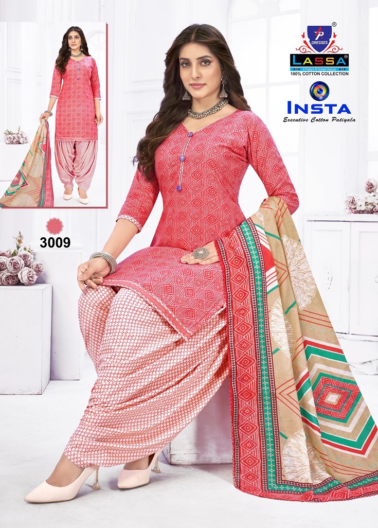 Arihant Lassa Insta Vol-3 Wholesale Exclusive Cotton Plazo Dress Material