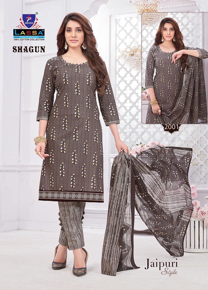 Arihant Lassa Shagun Jaipuri Style Vol-2 Wholesale Pure Cotton Printed Dress Material