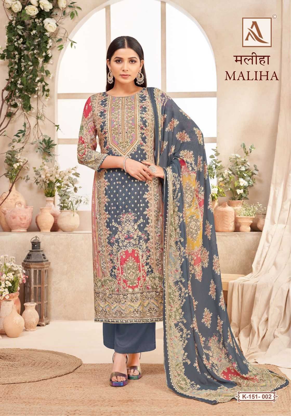 maliha by alok suits viscose muslin digital print suits