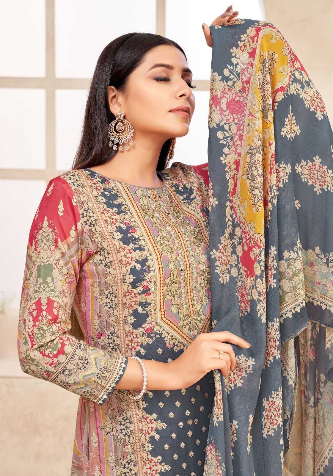 maliha by alok suits viscose muslin digital print suits