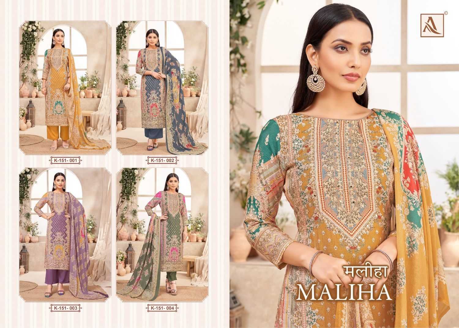 maliha by alok suits viscose muslin digital print suits