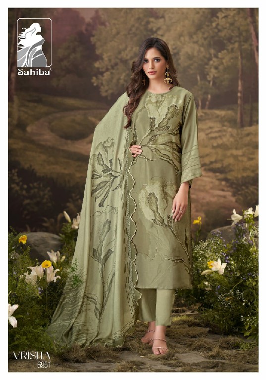 vrisha by sahiba viscose simmer printed ladies suits