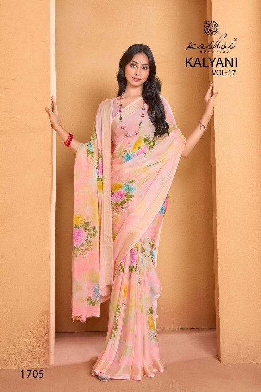 Kashvi Kalyani Vol-17 Wholesale Dull Moss Viscose Indian Sarees