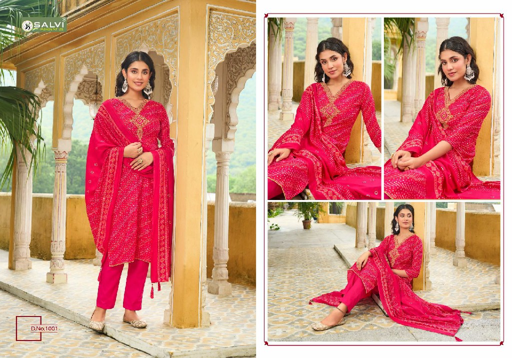 Salvi Sarah Festive Wholesale Modal Silk Fabrics Straight Salwar Kameez