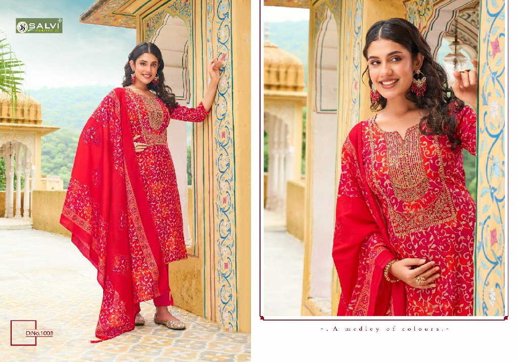 Salvi Sarah Festive Wholesale Modal Silk Fabrics Straight Salwar Kameez