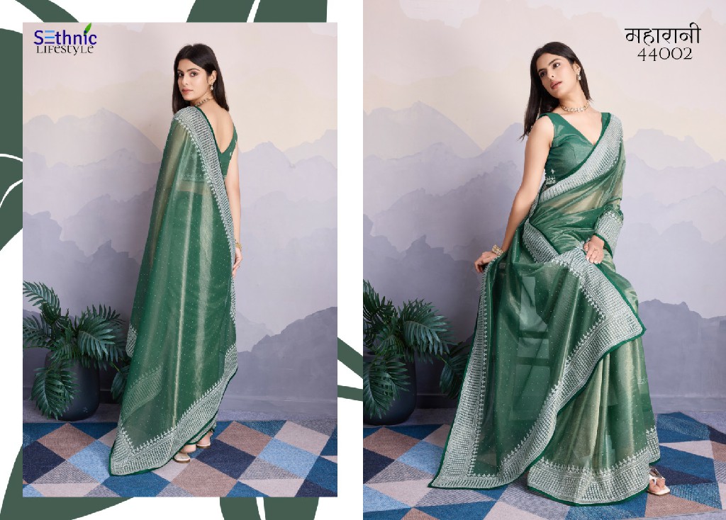 Sethnic Maharani Wholesale Embroidered Party Wear Indian Sarees