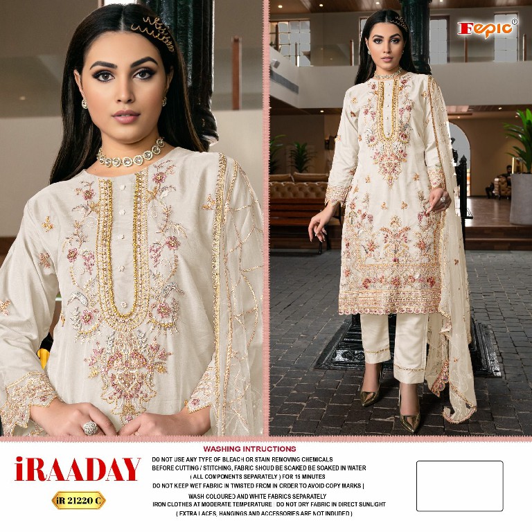 Fepic Iraaday IR-21220 Wholesale Indian Pakistani Salwar Suits