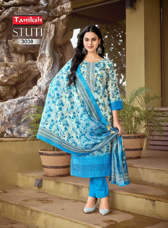 Taniksh Stuti Vol-3 Wholesale Sikvans Embroidery Kurtis With Pant And Dupatta