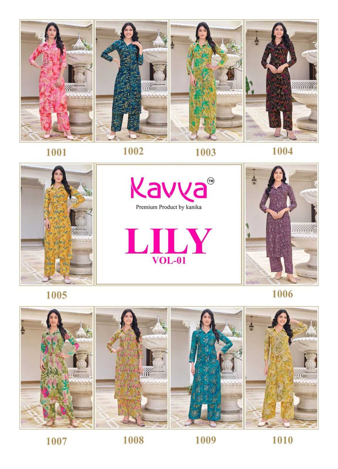 kavya lily vol 1 fully stitch chanderi casual wear shirt style long top with pant