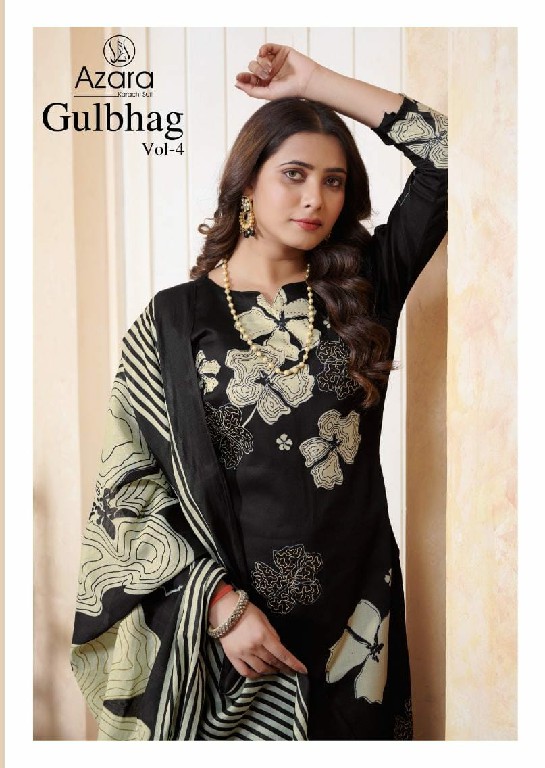gulbagh vol 4 by Azara radhika fashion pure jam cotton ladies suits