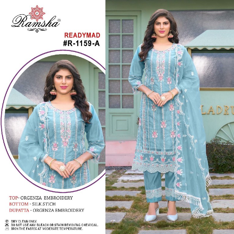 Ramsha R-1159 Wholesale Indian Pakistani Concept Readymade Suits