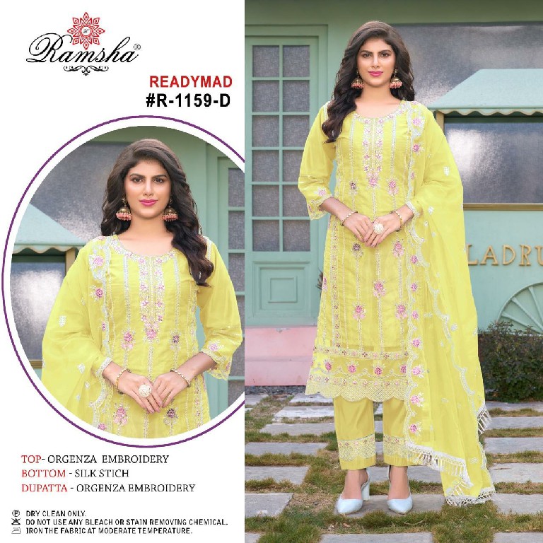 Ramsha R-1159 Wholesale Indian Pakistani Concept Readymade Suits