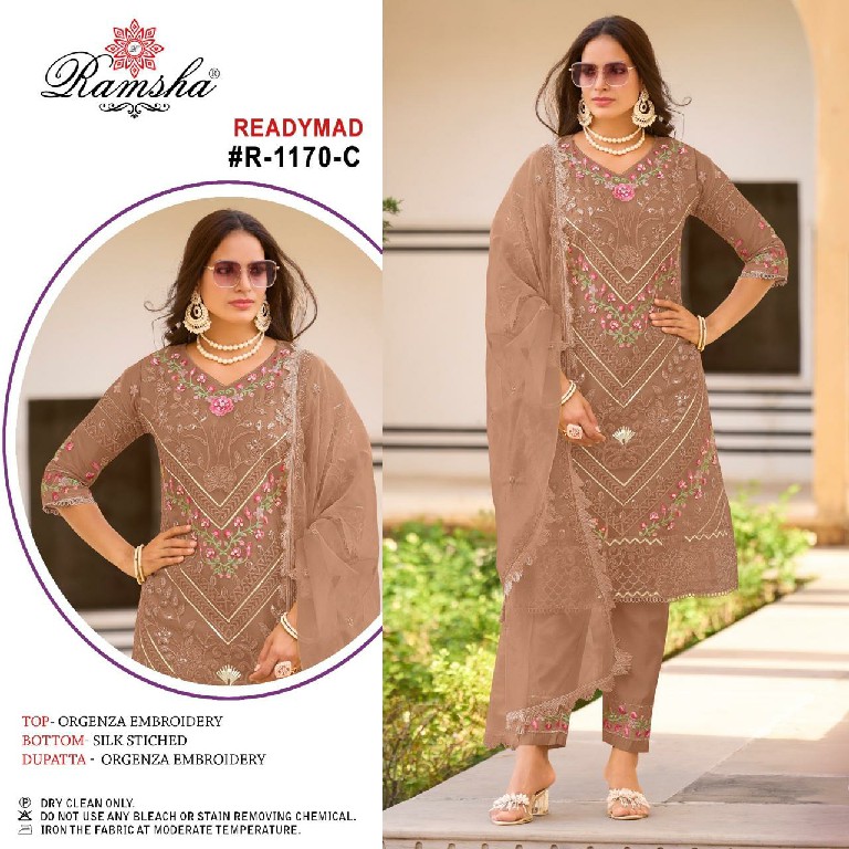 Ramsha R-1170 Wholesale Readymade Indian Pakistani Suits