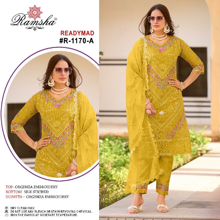 Ramsha R-1170 Wholesale Readymade Indian Pakistani Suits