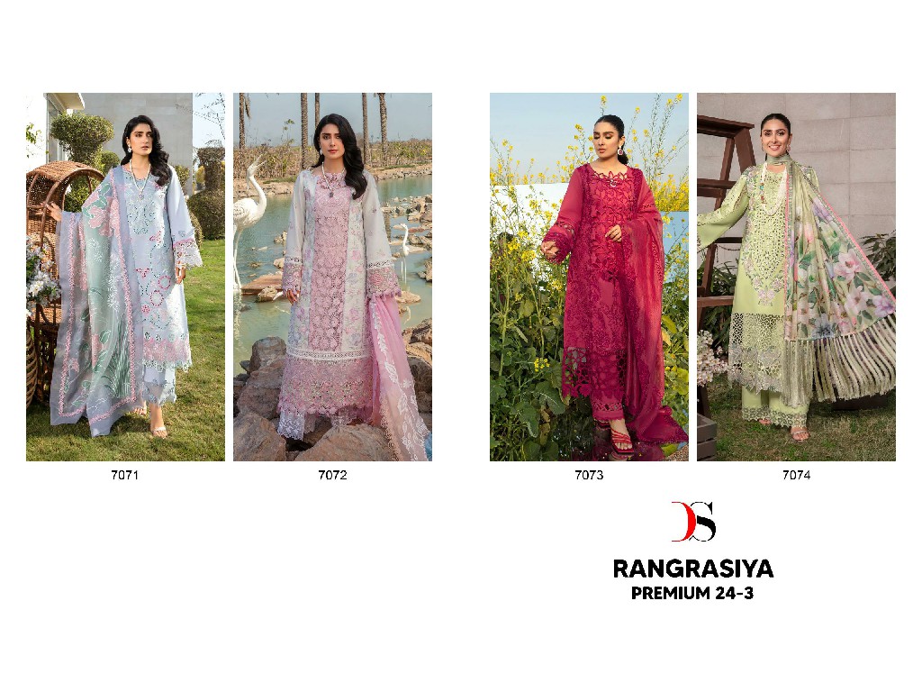 Deepsy Rangrasiya Premium 24-3 Wholesale Indian Pakistani Suits