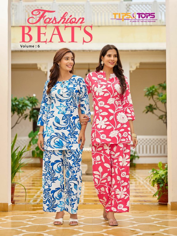 Tips And Tops Fashion Beats Vol-6 Wholesale Co-Ord Set Collection