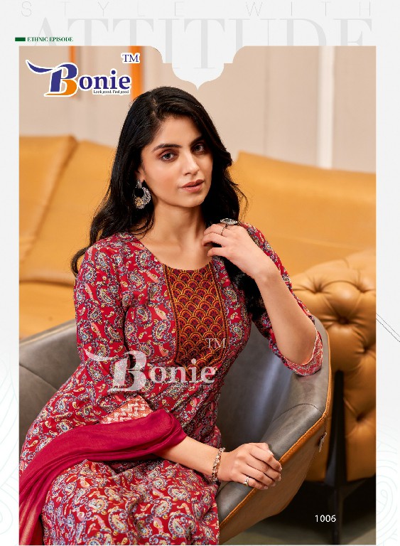 Bonie Tanvi Wholesale Anarkali Kurti Pant And Dupatta