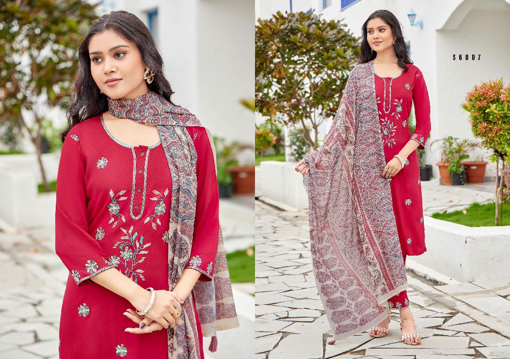 SBS By Subhash Dharini Wholesale Rayon 3 Piece Concept Salwar Suits