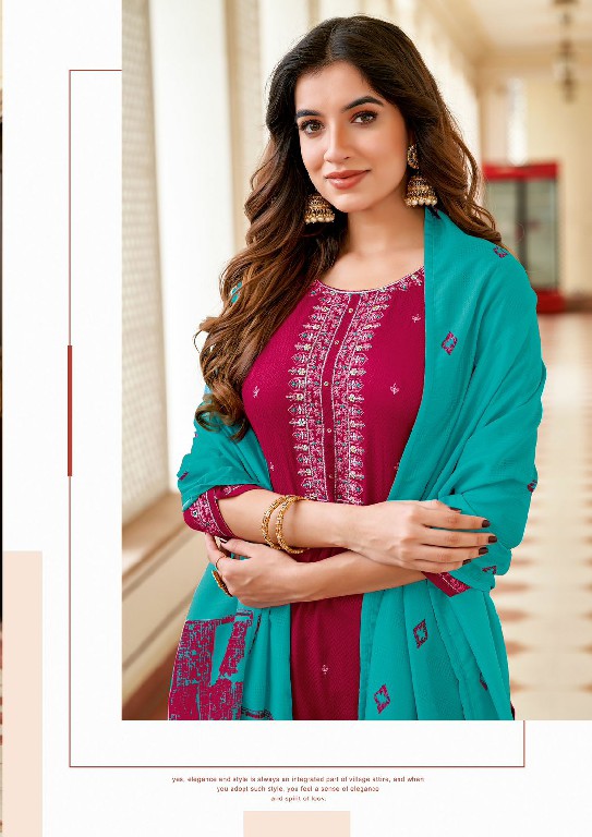 Mittoo Apsara Wholesale Viscose Weaving Top With Pant And Dupatta