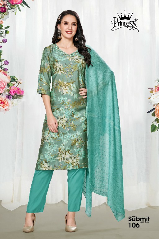 Princess New Submit Look Cao Wholesale Handwork Kurtis With Pant And Dupatta