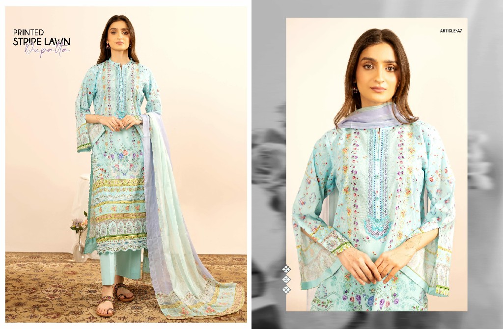 Gulljee Lily Luxe Unstitched Embroidered Collection 2024 Pakistani Suits