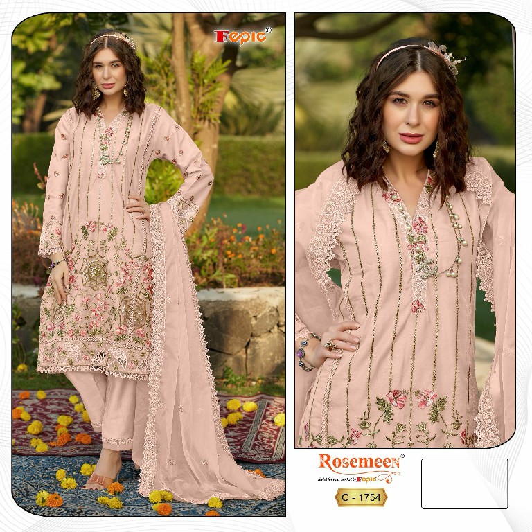 Fepic Rosemeen C-1754 Wholesale Indian Pakistani Salwar Suits