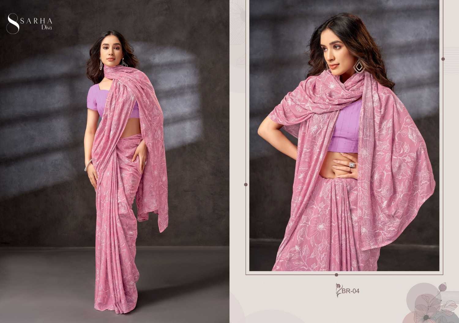 bageecha royale by sarha diva occasion wear viscose muslin best saree online