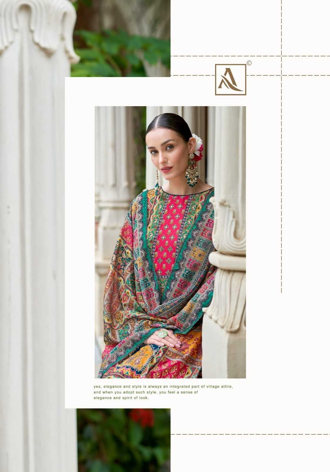 bellla vol 10 by alok suits pure muslin pakistani print suits