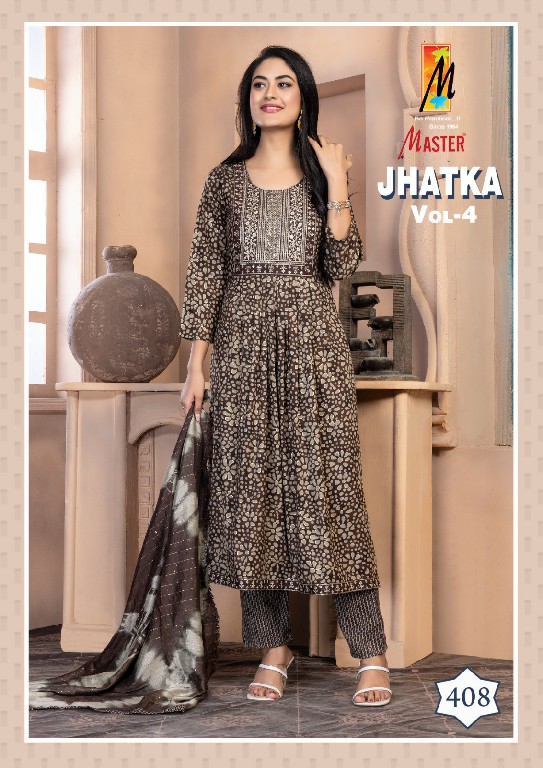 master jhatka vol 4 casual wear capsule print full stitch salwar kameez