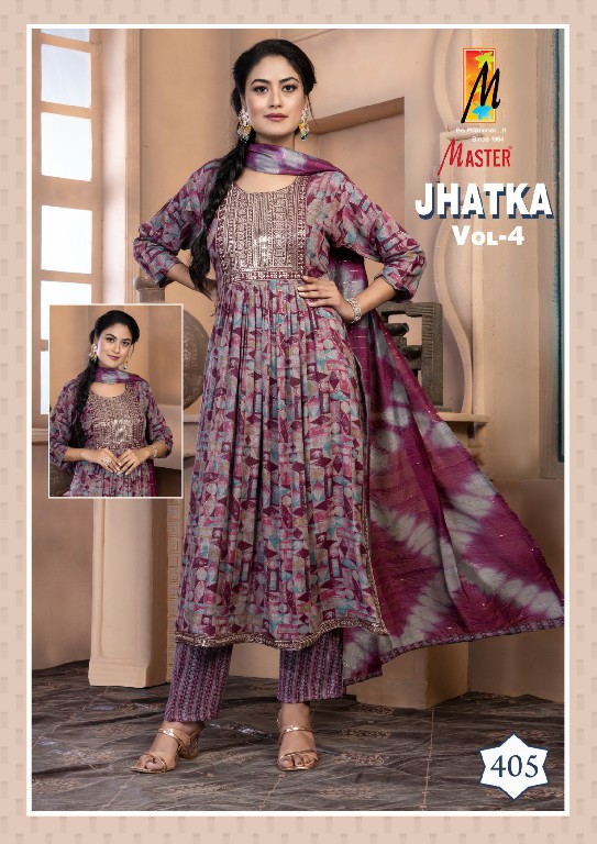 master jhatka vol 4 casual wear capsule print full stitch salwar kameez