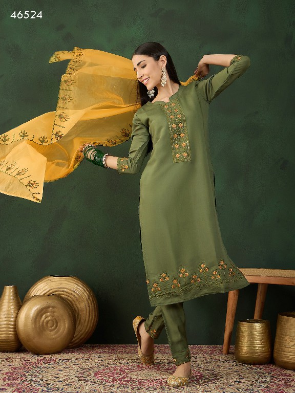 Mahotsav Swapna Wholesale Muslin Fabrics Readymade Salwar Suits