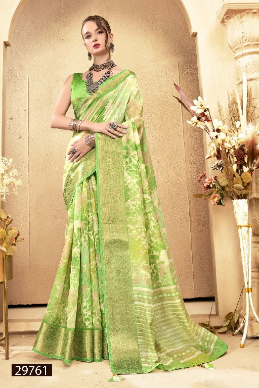 Vallabhi Anuprabha Vol-4 Wholesale Linen Fabrics Sarees