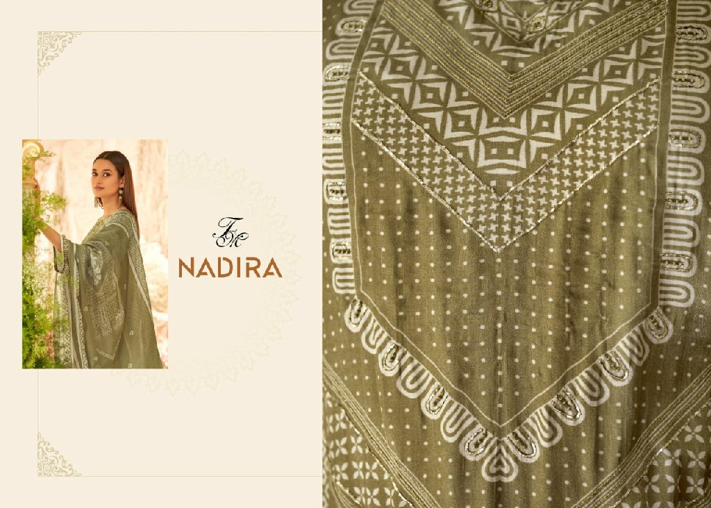 T And M Nadira Wholesale Gazi Silk Digital Print With Hand Work Suits