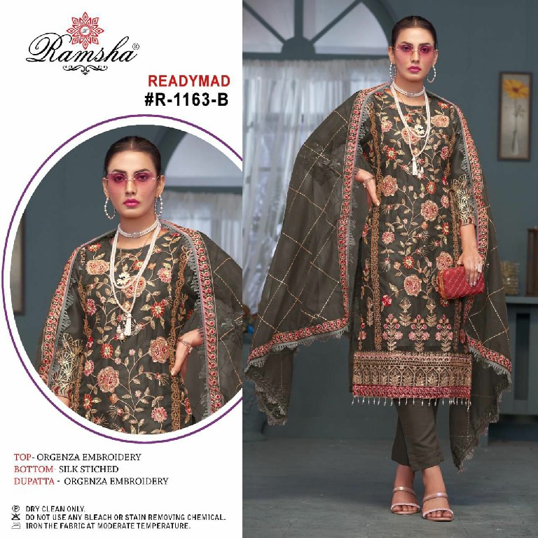 Ramsha R-1163 Wholesale Readymade Indian Pakistani Concept Suits