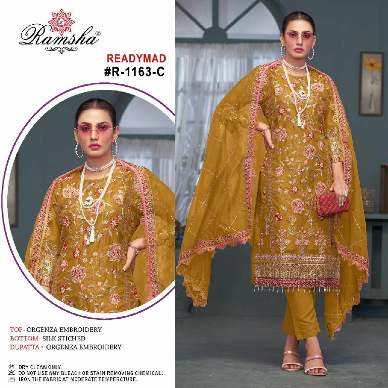 Ramsha R-1163 Wholesale Readymade Indian Pakistani Concept Suits