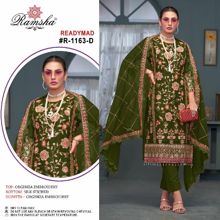 Ramsha R-1163 Wholesale Readymade Indian Pakistani Concept Suits