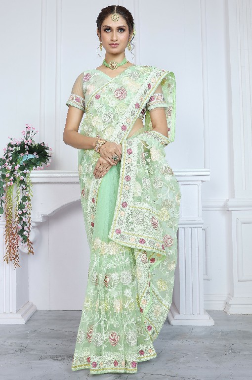 BT-Viddhi Wholesale Heavy Butterfly Net Designer Sarees