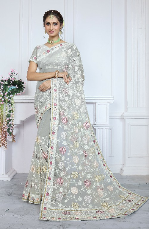 BT-Viddhi Wholesale Heavy Butterfly Net Designer Sarees