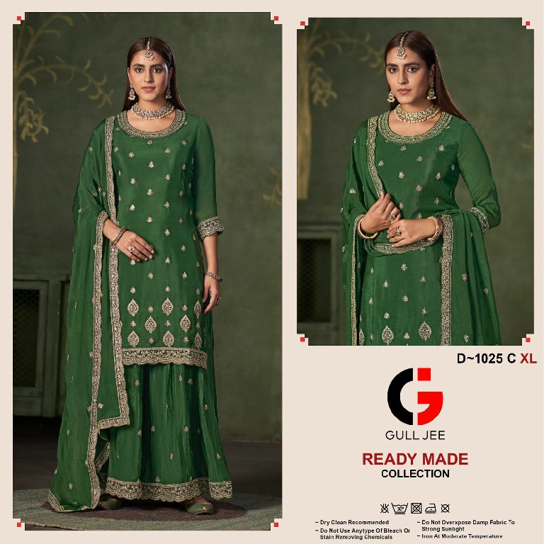 Gull Jee D-1025 Wholesale Readymade Sharara Salwar Suits