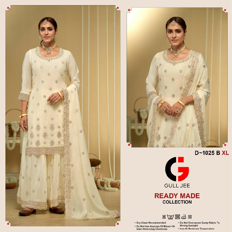 Gull Jee D-1025 Wholesale Readymade Sharara Salwar Suits