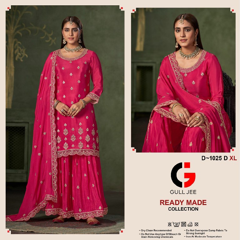 Gull Jee D-1025 Wholesale Readymade Sharara Salwar Suits