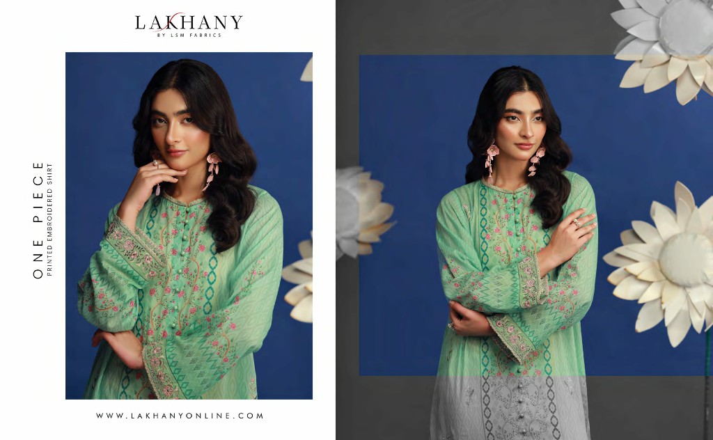 Lakhany BY LSM The Flora 1 Piece Ready To Wear Pakistani Kurtis Collection