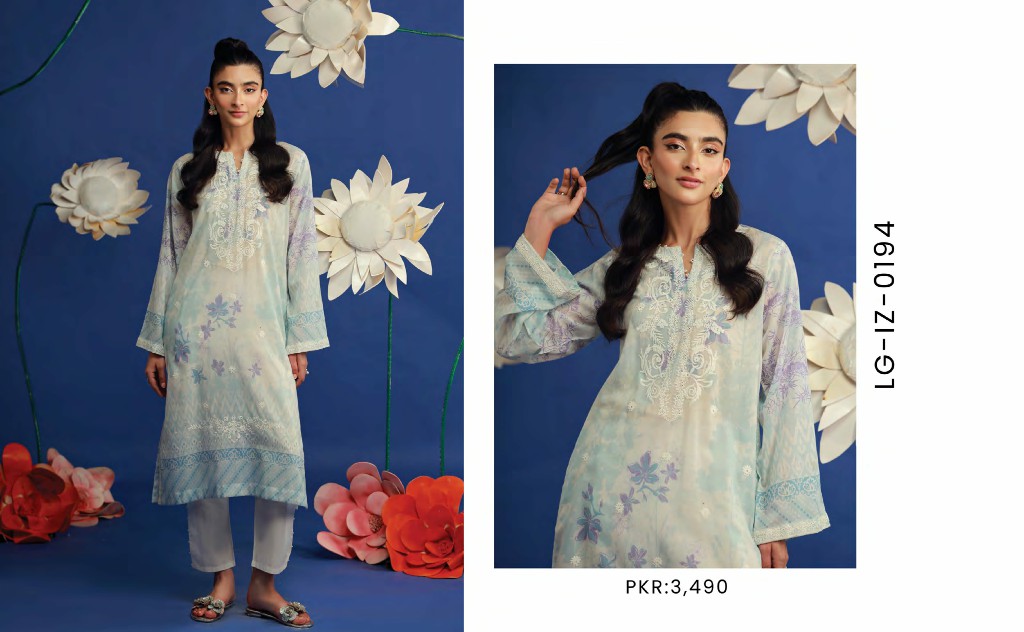 Lakhany BY LSM The Flora 1 Piece Ready To Wear Pakistani Kurtis Collection