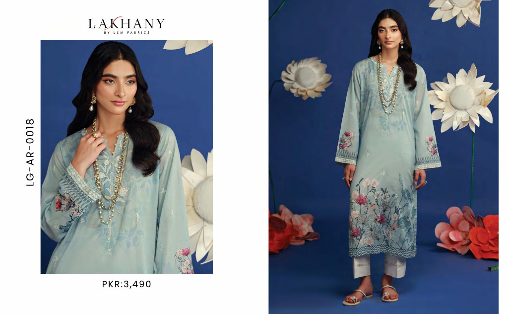 Lakhany BY LSM The Flora 1 Piece Ready To Wear Pakistani Kurtis Collection