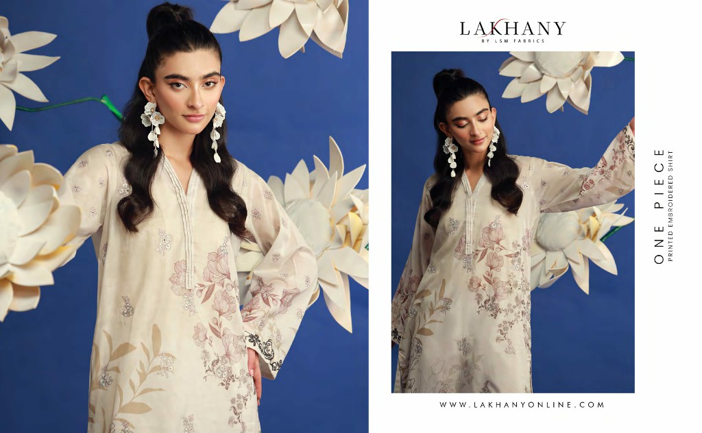 Lakhany BY LSM The Flora 1 Piece Ready To Wear Pakistani Kurtis Collection