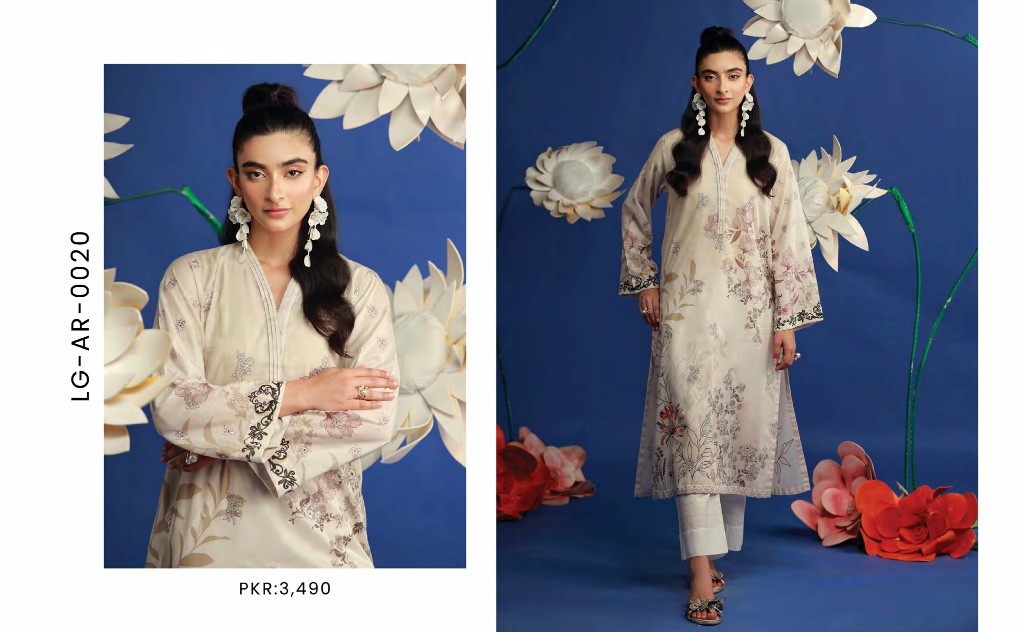 Lakhany BY LSM The Flora 1 Piece Ready To Wear Pakistani Kurtis Collection