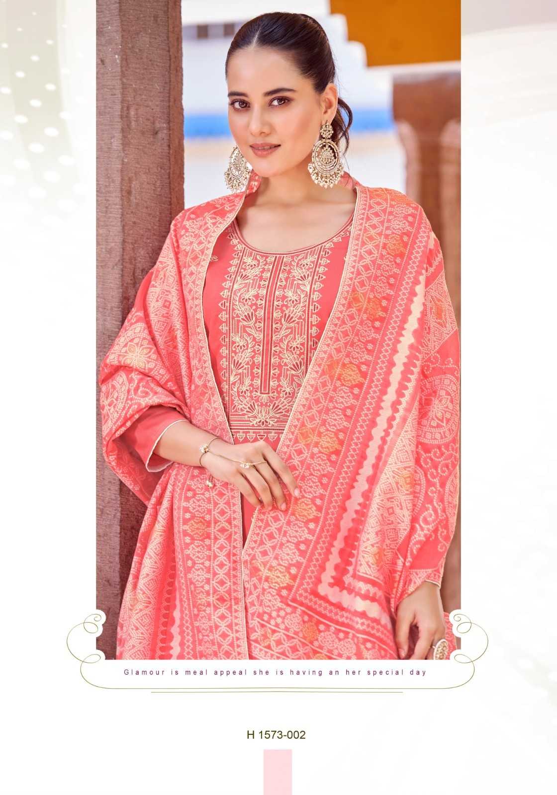 rose touch vol 2 by alok suits pure zam embroidery 3pcs suits