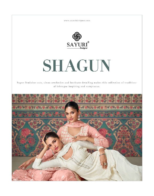 shagun by sayuri designer chinon silk full stitch fashionable 3pcs dress