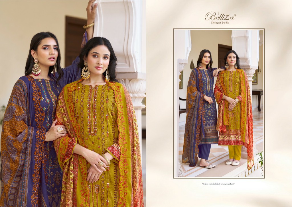 zubiya vol 2 by belliza designer cotton modal pakistani dress material